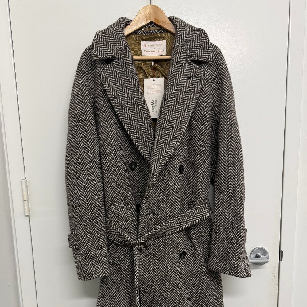 Permanent Style / Private White V.C. English Tweed Overcoat (Size 4)